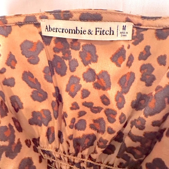 Abercrombie & Fitch Silky Soft Animal Print Spaghetti Strap Top - Picture 7 of 7